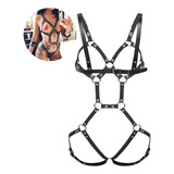 Harness Feminino Cinto Arnês Body Couro Cosplay Punk Rock