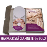 Harpa Cristã Clarinete Bb Solo Lombada Quadrada Hinário Em Partituras