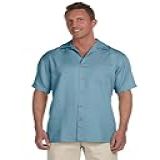 Harriton Camisa Bahama Cord Camp M570 Nuvem Azul XX Large