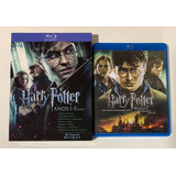 Harry Potter A Coleção Completa 8 Filmes 10 Discos Blu ray