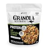 Hart S Natural Granola Australia Low Carb Keto Protein Sal Marinho Crunch  28g De Proteína  Granola Sem Açucar  Sem Lactose  Sem Glúten  Vegano  200g