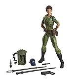 Hasbro G I Joe Classified Series Lady Jaye Action Figure 25 Collectible Premium Toy With Multiple Accessories 6 Inch Scale With Custom Package Art