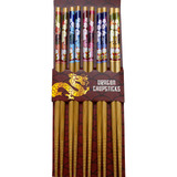 Hashi Comida Japonesa De Bambu 5 Pares Presente Criativo Kit