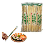 Hashi Comida Japonesa Em Bambu Descartável 300 Pares Combo