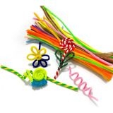 Haste De Chenille 30cm 800 Unid Cores A Escolher Limpador