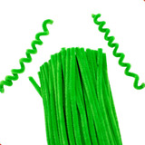 Haste De Chenille Cores 30cm 100 Un Limpador De Cachimbo Cor 424b Verde Bandeira