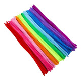 Haste De Chenille Cores 30cm 100 Unid Limpador De Cachimbo