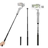 Haste De Extensão Para Gimbal YILIWIT Bastão De Selfie Ajustável De 73 6 Cm Compatível Com Estabilizador De Gimbal DJI Osmo Mobile 3 2 Feiyu Zhiyun Smooth Q 4 E Todos Os Gimbles Com Haste Portátil De Rosca De 1 4 