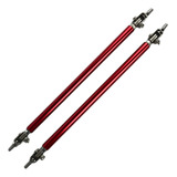 Haste Spoiler Vermelho Lip Skirt Universal 20cm Suporte Saia
