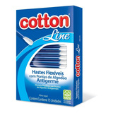 Hastes Flexíveis 75 Und 48 Cxs Cotonete Atacado Cotton Line