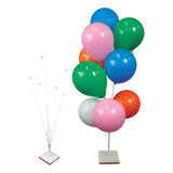 Hastes Suporte Para Mesa Ou Chão 10 Balões Bexigas 112 Cm