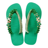 Havaianas Decorado Lindas Strass E Pedrarias