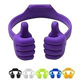 HAYCHE 6 Peças De Suporte De Celular Para Celular Com Suporte De Mão Para Mesa Escritório Tablet De Mesa Suporte De Polegar Para Celular Plástico Rígido Flexível Ajustável