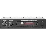 HAYONIK- Amplificador 4 Canais- 40W RMS- Bluetooth- USB- Rádio FM- Entrada Para Microfone- Equalizador - Compact 400