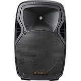 HAYONIK- Caixa Ac- Amplificada 600W- Falante 15-- Driver Titânio 1-35-- USB- Entrada P-Mic- Bluetooth 5-0- Rádio FM- Controle App- 300W RMS- Saída Passiva - CPA-15600L