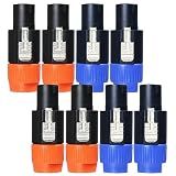 conectores speakon polos pecas pecas pacotes condutores conector trava compativel adaptador nl4fc nl4fx nlt4x
