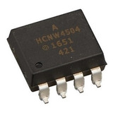 Hcnw4504 Optoacoplador Avago Smd 8 Pinos Largo