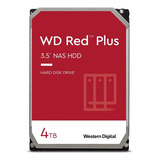 Hd 4tb Western Digital Wd Red Plus Nas Sata 6gb s Wd40efpx Cor Vermelho