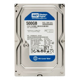Hd 500gb Wd Caviar Blue Wd5000aakx Sata 6 Cache 16mb 7 200 Rpm Business Edition Com Nfe E Garantia