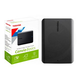Hd Externo Disco Rígido Toshiba Canvio Basics 1tb Preto