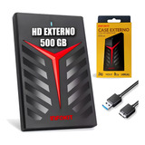 Hd Externo Gamer 500 Gb Gamer Notebook, Pc Gamer, Tv, Video Game, Tv Box, Smart Tv, Ps3, Ps4, Ps5, Xbox One, Desktop, Cpu, Computador