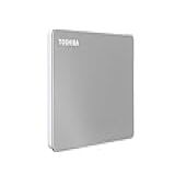Hd Externo Portátil Toshiba 1tb Canvio Flex Usb-c,usb 3.0 Prata Para Pc, Mac E Tablet - Hdtx110xscaa