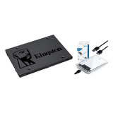 Hd Externo Ssd Kingston A400 240gb Case Sata Cabo Usb 3 0