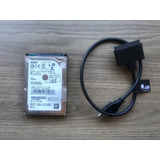 Hd Hitachi 500gb 5400 Rpm 2 5 Sata notebook Cabo Usb