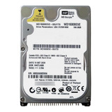 Hd Notebook Wd Ide Pata 160gb Wd1600beve 5400rpm 2.5 8mm