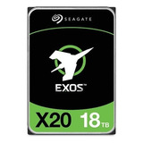 Hd Servidor Seagate Exos X20 18tb Sas 12gb/s 7200rpm 256mb 512e 4kn - St18000nm000d