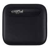 Hd Ssd Externo 1tb Crucial X6 Usb-c Ct1000x6ssd9 - Preto N/f