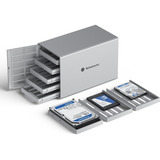 Hd Storage 5 Baias Hd Sata ssd 2 5 E 3 5 Usb Tipo c Até 80gb