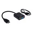Hdmi Para Vga Com Áudio P2 Conversor Adaptador De Vídeo 