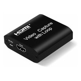 Hdmi Video Capture Card Hd Live Usb Comutador Externo Jogo