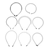 Head Band Faixa De Cabeça Masculina Esportiva 8 Unidades