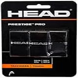 HEAD Prestige Pro Racquet Overgrip   Fita Adesiva Para Raquete De Tênis   Preta  Pacote Com 3