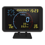 Head Up Display Odômetro Lcd Gps Inch Velocímetro Digital
