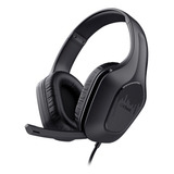 Headband Gamer Trust Gxt415 Pc Console Microfone Dimm De 3 5 Mm Cor Preta