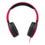 Headphone Dobrável New Fun P2 Multilaser Vermelho Ph270
