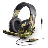 Headphone Gaming Camuflada Ps4 Ps3 Xbox One 360 N Switch T z
