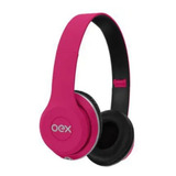 Headphone Oex Style Hp103 - Rosa Cor Da Luz Branco