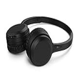 Headphone Philips Bluetooth On Ear Com Microfone E Energia Para 15 Horas Na Cor Preto TAH1108BK 55