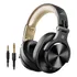 Headphone Sem Fio Dj Oneodio A70 Profissional Cor Dourado