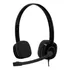 Headset C/ Fio Logitech H151 C/ Microfone E Redução De Ruído Cor Preto