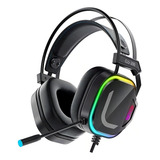 Headset Fone Game Usb Pc Xbox Ps3 Notebook Rgb Com Microfone