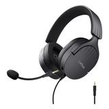 Headset Fone Gamer Fayzo Som Surround Microfone Preto Trust