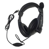 Headset Fone Para Pc Dex Gamer Df 57 Cor Preto
