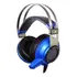 Headset Gamer 7.1 C/ Função Vibrar Leadership V2 Azul/preto