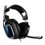 Headset Gamer Astro Gaming A40 Tr Preto azul 939 001788 Cor Preto Cor Da Luz N a