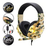 Headset Gamer B max Modelo Bm218 Camuflado